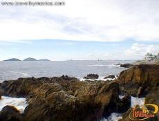 Vista panoramica de la bahía y de las 3 islas