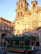 El tranvía cuenta con explicación y guía