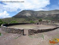 Estructura remodelada en forma de arena.