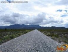 The Read de Cedral Road to Real de Catorce, a 14 mile stone paved road