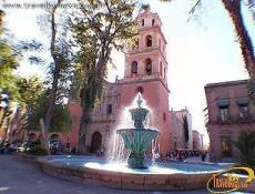 In front of the fountain is the artisans alley