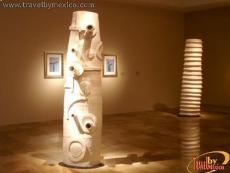 The second floor exhibit hall