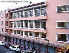 The front of the Library seen from Juarez Park