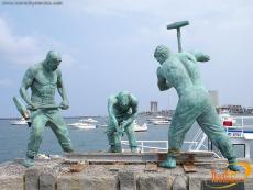 Sculpture Sowers of the Seawall Way , Veracruz