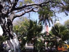 The Santa Lucia Plaza obelisk