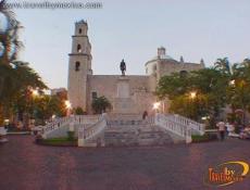 Ambiente nocturno de Mérida