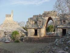 The Labna Arch, which serves as a entryway