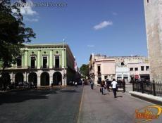 Calle 60, vista desde el Zócalo.