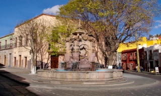 Los Conquistadores Fountain, Zacatecas